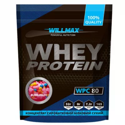 Willmax Whey Protein 80  Bubblegum     -