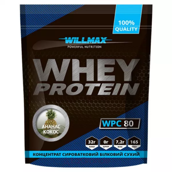 Willmax Whey Protein 80 Pineapple-Coconut ������������ ������ � ������ ������-�����
