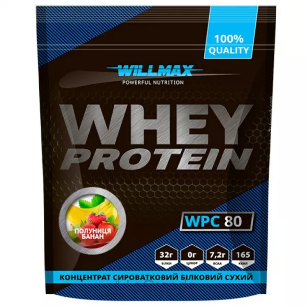 Willmax Whey Protein 80 Strawberry-Banana ������������ ������ � ������ ��������-�����