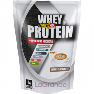 Power Pro Whey Protein Flat White   +     