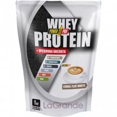 Power Pro Whey Protein Flat White   +     