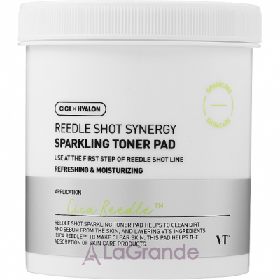 VT Cosmetics Reedle Shot Synergy Sparkling Toner Pad    