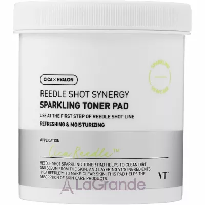VT Cosmetics Reedle Shot Synergy Sparkling Toner Pad    