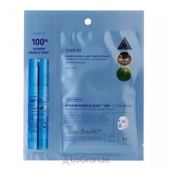 VT Cosmetics Hydrop Reedle Shot 100hL Watery 2-Step Mask ��������� ������������� ����� ��� �������