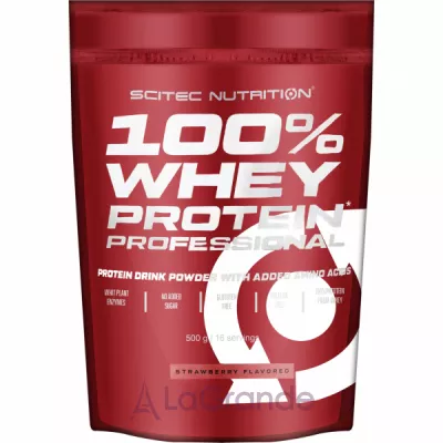 Scitec Nutrition 100% Whey Protein Professional Strawberry   