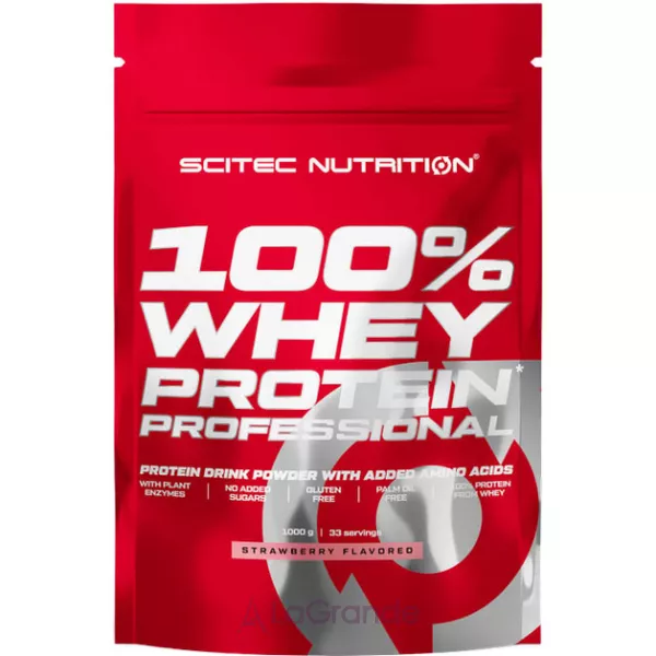 Scitec Nutrition 100% Whey Protein Professional Strawberry ������ ������������ 