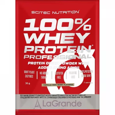 Scitec Nutrition 100% Whey Protein Professional Vanilla Very Berry ������� ������������ 