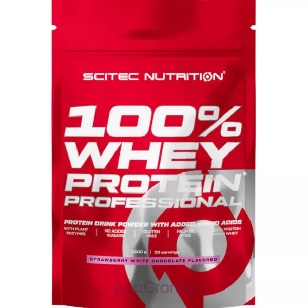 Scitec Nutrition 100% Whey Protein Professional Strawberry White Chocolate ������� ������������ 