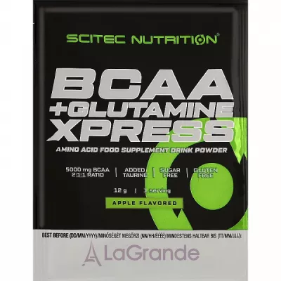 Scitec Nutrition BCAA+Glutamine Xpress Apple �������� ���������� ���� + ������� 