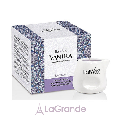 ItalWax Nirvana Lavender Spa Massage Candle    . 