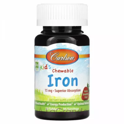 Carlson Kid's Chewable Iron 15 mg ĳ    