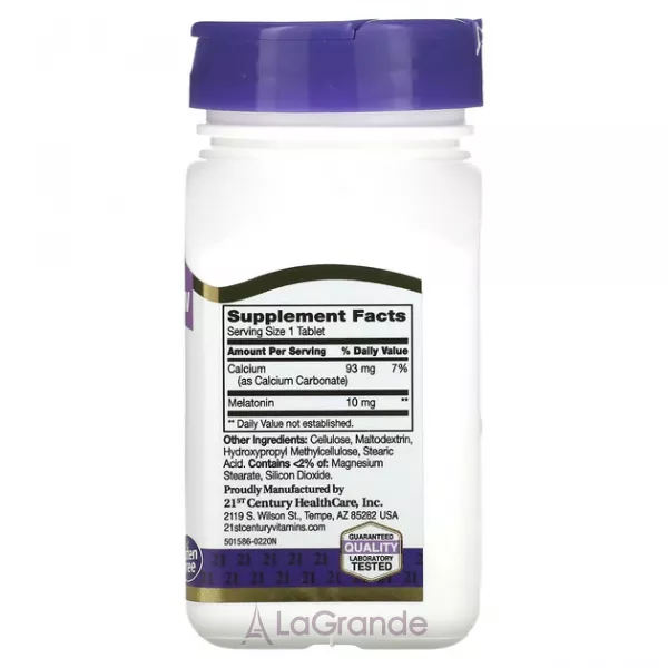 21st Century Melatonin 10 mg ����������� ������� ��� ��������� ��� 