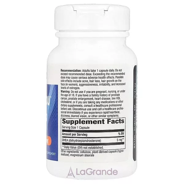 Nature's Way DHEA Youthful You 5 mg ĳ������ ������� ��� �������� 