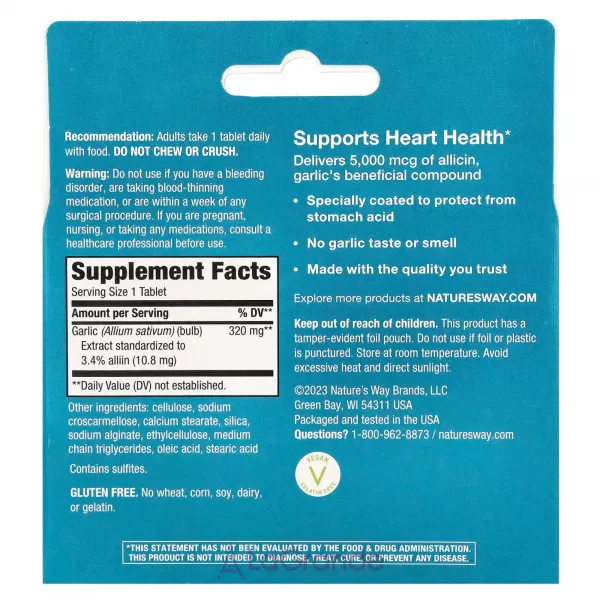Nature's Way Garlinase 5000 Garlic Extract ĳ������ ������� ��� �������� ������'� ����� 