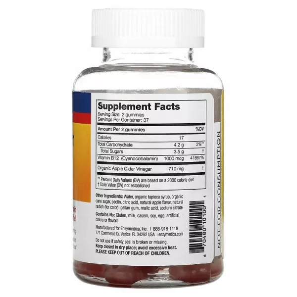 Enzymedica Apple Cider Vinegar Gummies ����������� ������� 