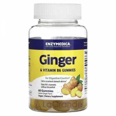 Enzymedica Ginger & Vitamin B6   