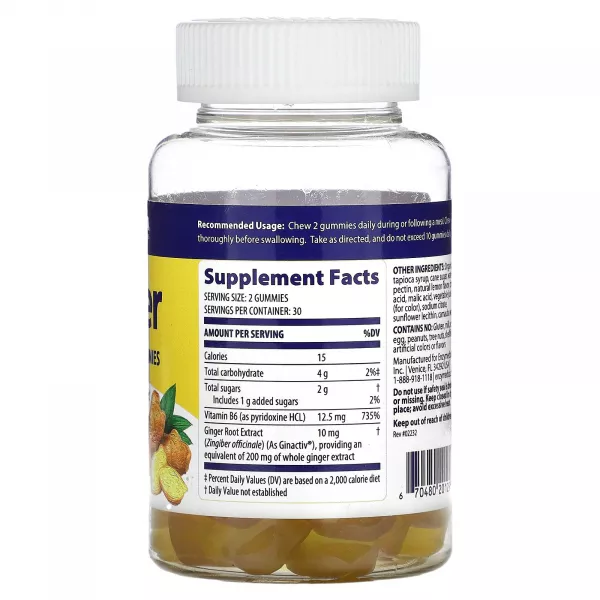 Enzymedica Ginger & Vitamin B6 ����������� ������� 