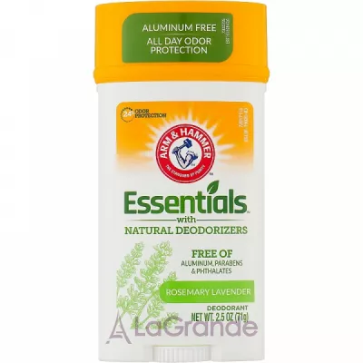 Arm & Hammer Essentials with Natural Deodorizers Deodorant Rosemary Lavender     