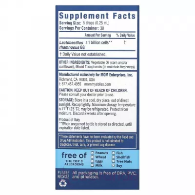 Mommy's Bliss Baby Probiotic Drops      ,    