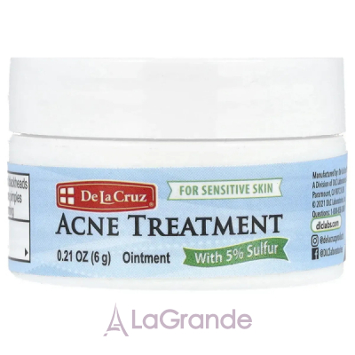 De La Cruz Acne Treatment with 5% Sulfur     5%     ()