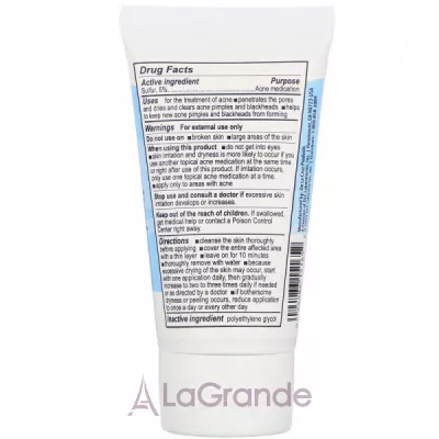 De La Cruz Acne Treatment with 5% Sulfur     5%    