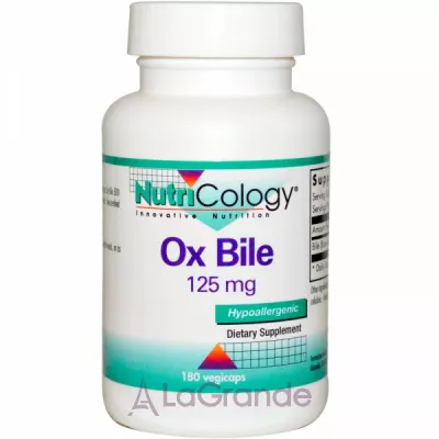 Nutricology Ox Bile 125 mg   