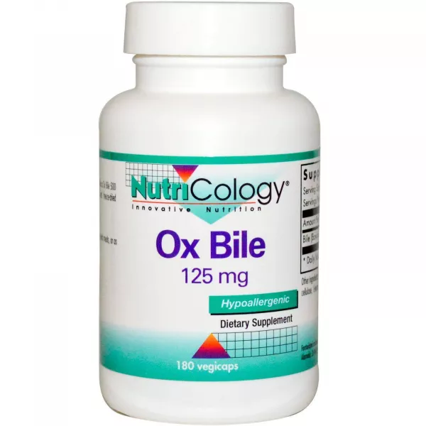 Nutricology Ox Bile 125 mg ����������� ������� 