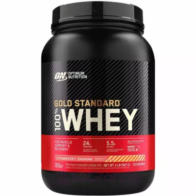 Optimum Nutrition Gold Standard 100% Whey Isolate Strawberries Banan    