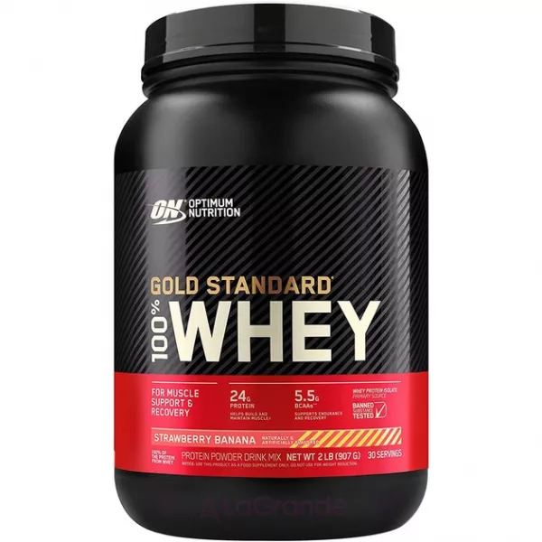 Optimum Nutrition Gold Standard 100% Whey Isolate Strawberries Banan ������������ ������� ������ 