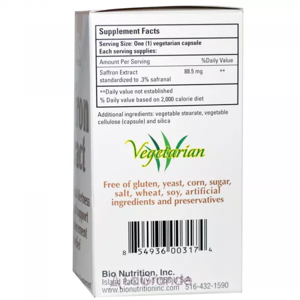 Bio Nutrition Saffron Extract ����������� ������� 
