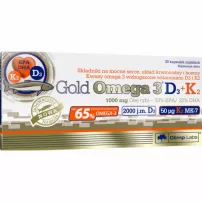 Olimp Gold Omega-3 65% D3+K2 ����������� ������� "�����-3 � ���������� D3+K2"