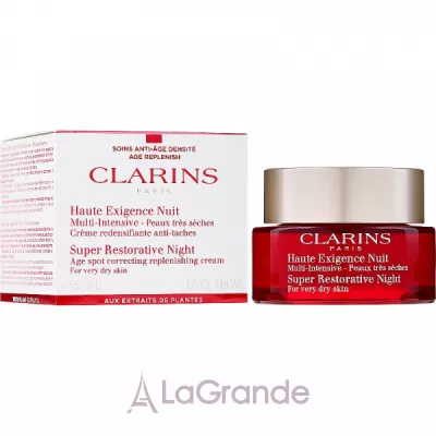 Clarins Super Restorative Night Cream Very Dry Skin ³        