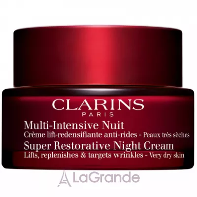 Clarins Super Restorative Night Cream Very Dry Skin ³        