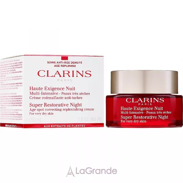 Clarins Super Restorative Night Cream Very Dry Skin ����������������� ������ ���� ��� ����� � ����� ����� ����
