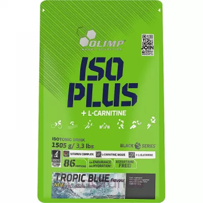 Olimp Iso Plus + L-Carnitine Powder Tropic Blue ����������� �������������� ������� �������� 