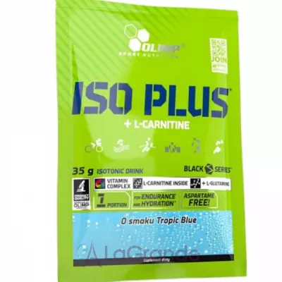 Olimp Iso Plus + L-Carnitine Powder Tropic Blue     