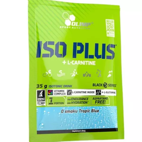 Olimp Iso Plus + L-Carnitine Powder Tropic Blue ����������� �������������� ������� �������� 