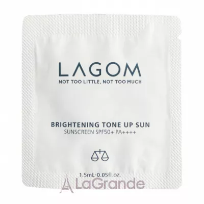 Lagom Brightening Tone Up Sun SPF 50+ PA++++       ()