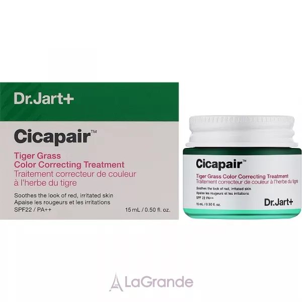 Dr. Jart+ Cicapair Tiger Grass Color Correcting Treatment SPF22 PA++ ������������� ���� ��� ������� (���)