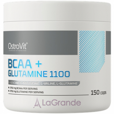 OstroVit BCAA + Glutamine 1100 mg  BCAA + Glutamine  