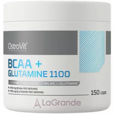 OstroVit BCAA + Glutamine 1100 mg  BCAA + Glutamine  