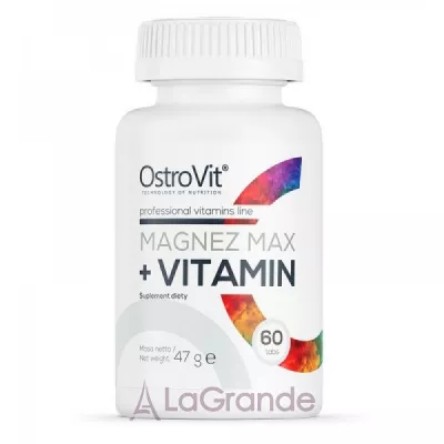 OstroVit Magnez Max + Vitamin -   
