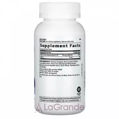 GNC Vitamin D-3 500 mcg (2000 IU) ĳ  