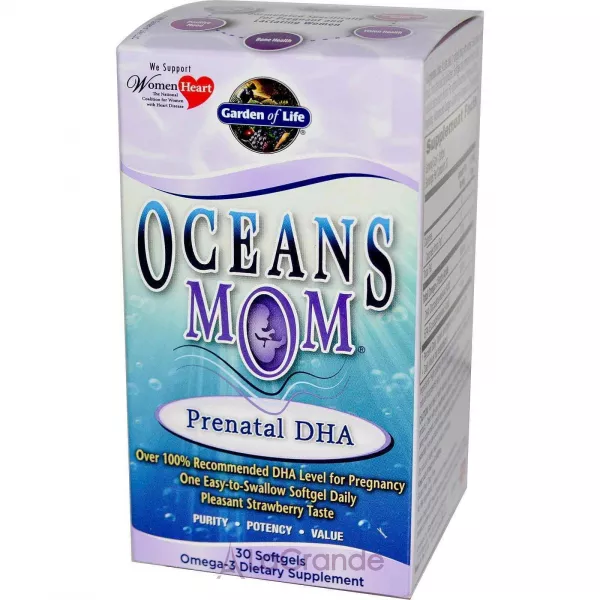 Garden of Life Oceans Mom Prenatal DHA ����������� ������� ��� ��������� 