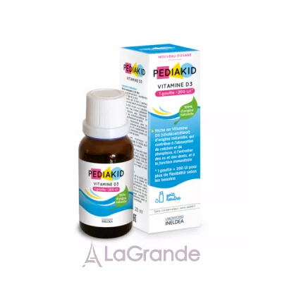 Pediakid Vitamin D3 400 IU  D3    