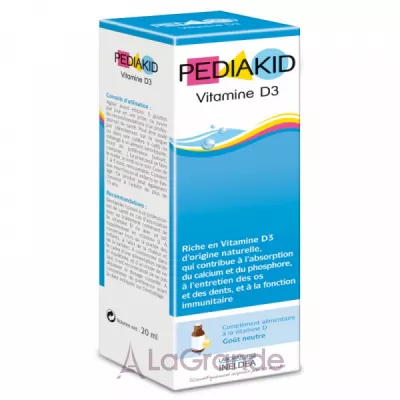 Pediakid Vitamin D3 400 IU  D3    