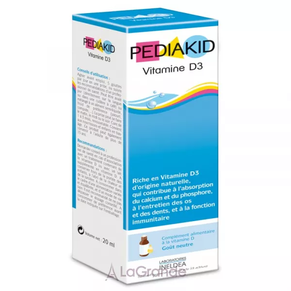 Pediakid Vitamin D3 400 IU ³���� D3 � ������� ��� ����