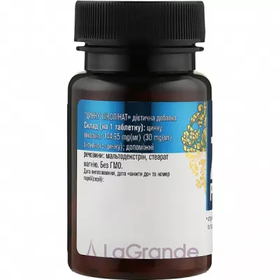 Golden Pharm Zinc Picolinate      