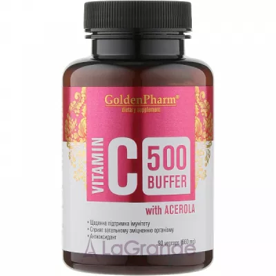 Golden Pharm Vitamin C 500 Buffer Acerola ĳ  