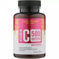 Golden Pharm Vitamin C 500 Buffer Acerola ����������� ������� "������� � ���������������� � ��������", 660 ��